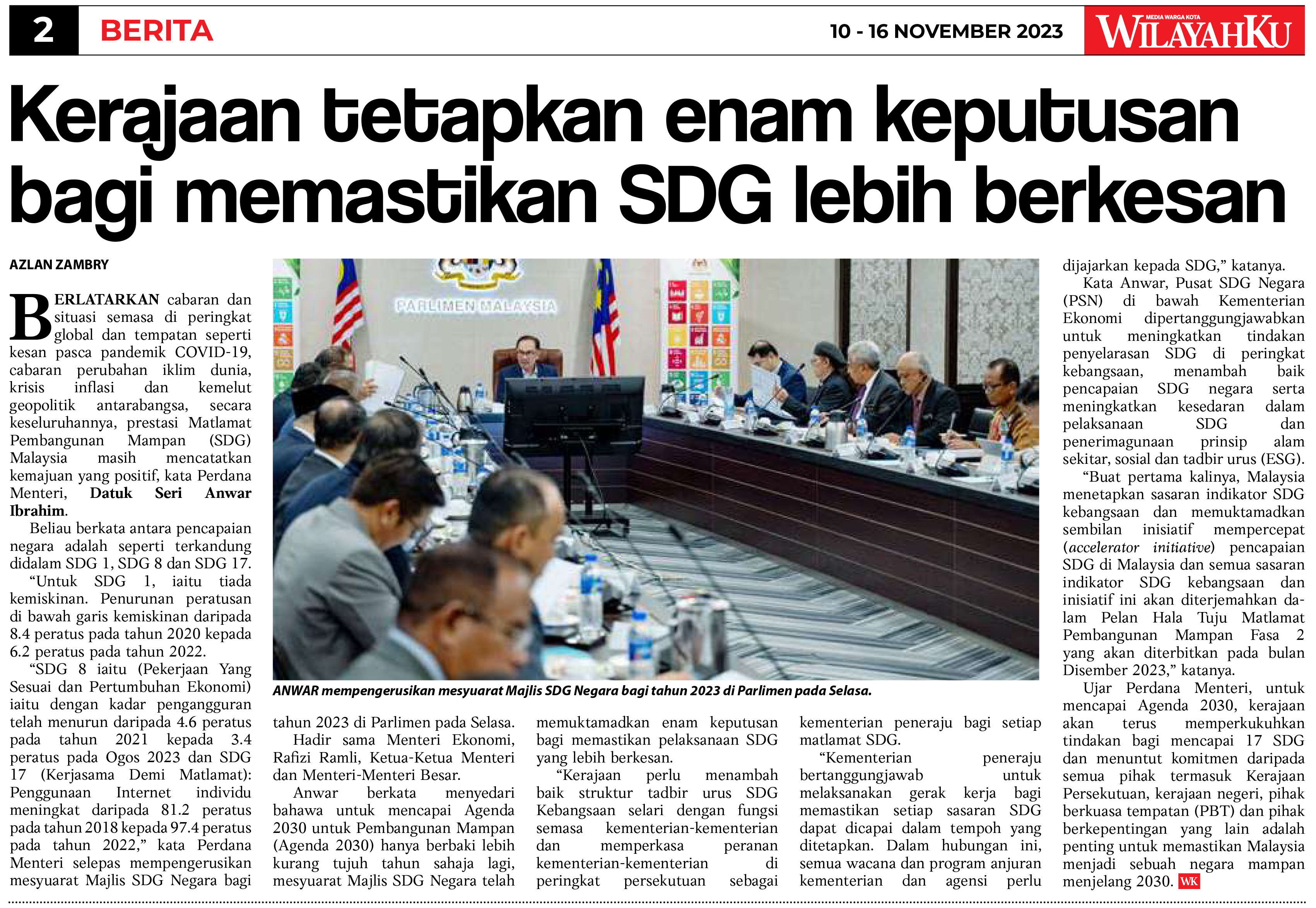 Keputusan Memastikan SDG Berkesan