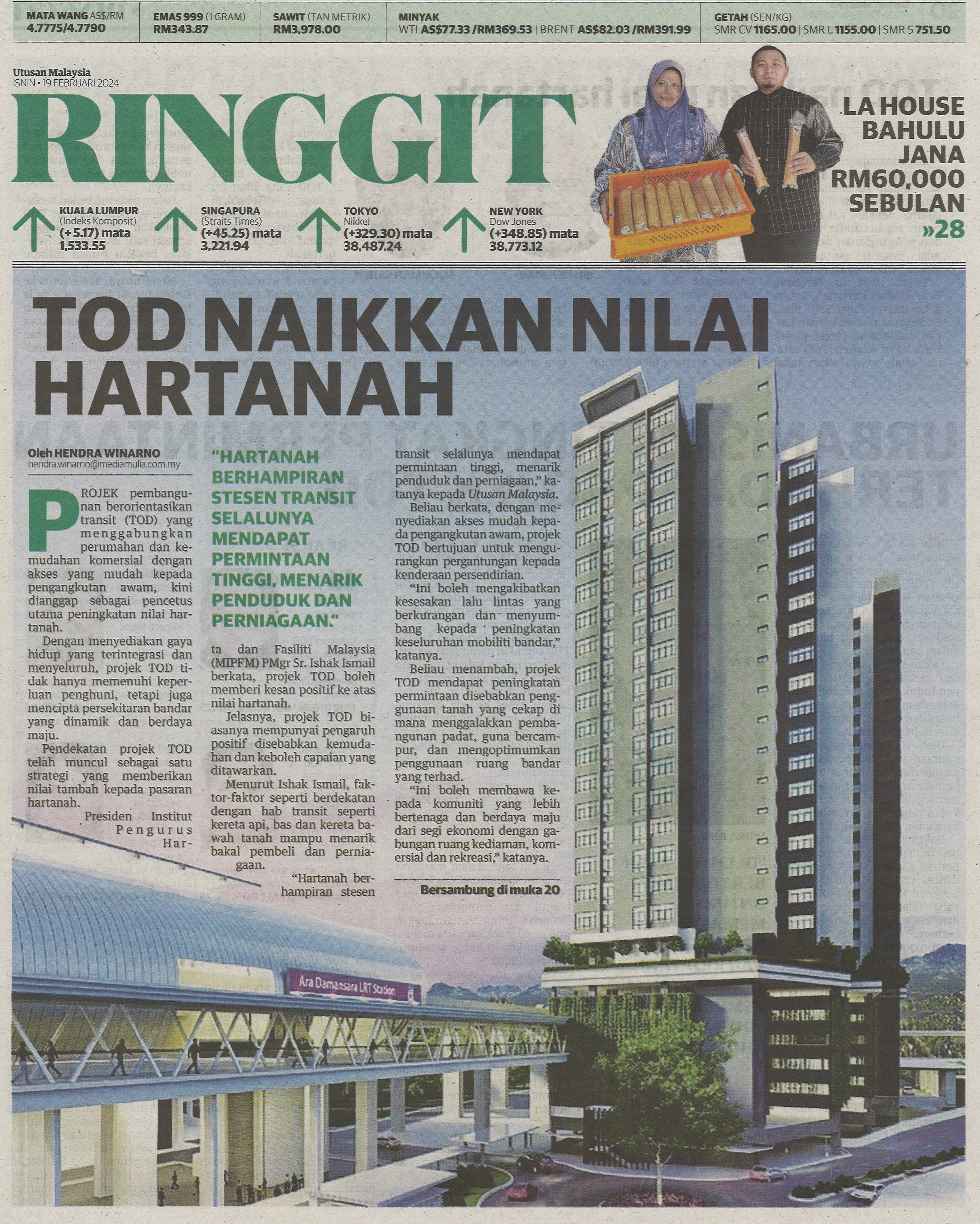 TOD NAIKKAN NILAI HARTANAH