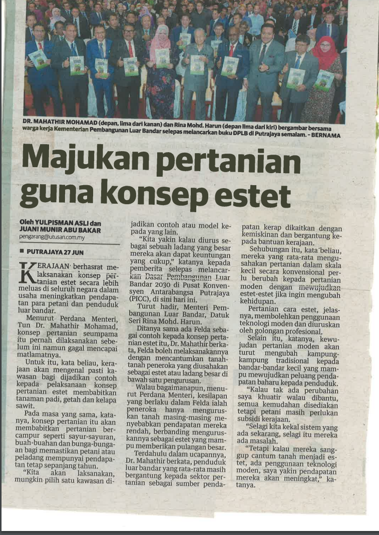 Majukan Pertanian Guna Konsep Estet