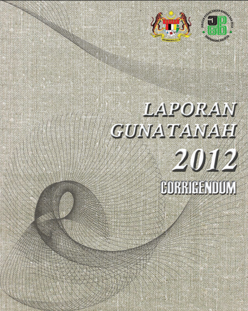 Laporan Gunatanah 2012 Corrigendum